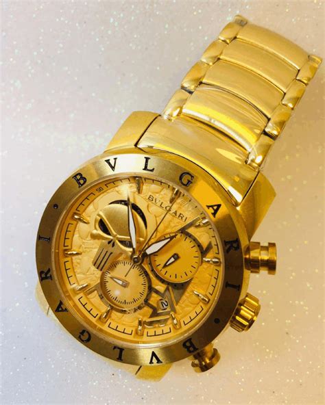 Relogios Bvlgari Dourado .